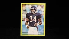1982 Walter Payton Chicago Bears Topps Yellow Sticker #20  (A)   MINT MINT