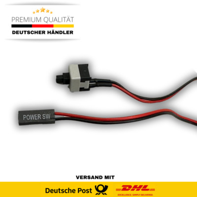 AURUM  Power Reset Taster SW Taste Knopf Aus Ein On Kabel Mainboard PC Computer