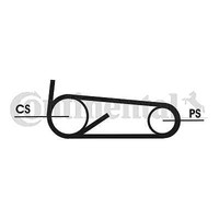 Continental Ctam 4PK922 Elast T1 V-Ribbed Belt Set For CitroËN Fiat Ford Peugeot