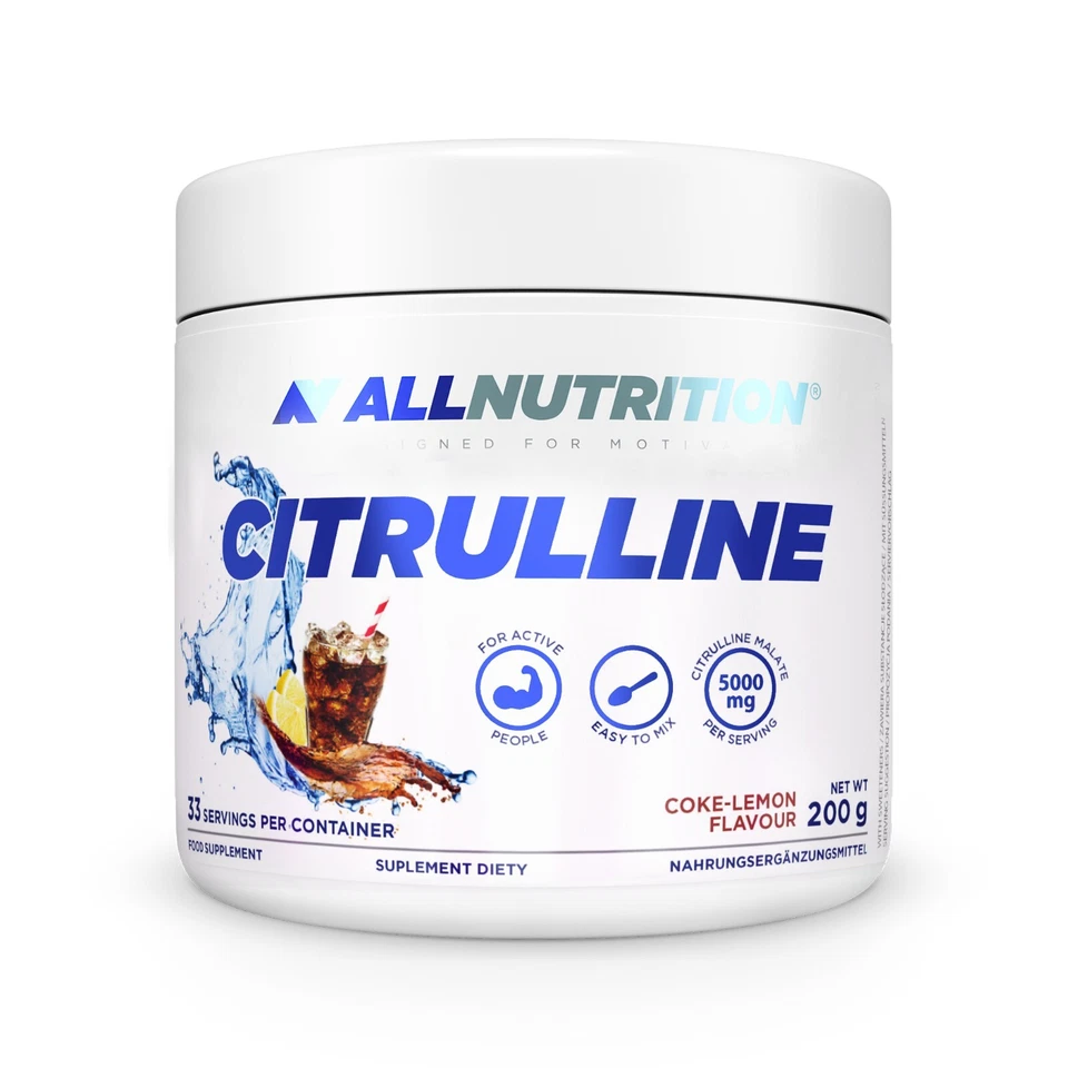 Allnutrition Citrulline 200 g Pulver - Muskelpumpe Pre Workout L-Citrullin Malat - Bild 2 von 4