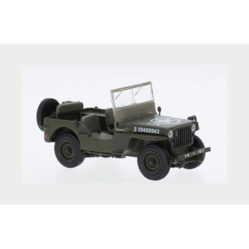 1:43 IXO Jeep Willys Mb Army Open 1943 Military Green CLC567N.22 MMC - Picture 2 of 2