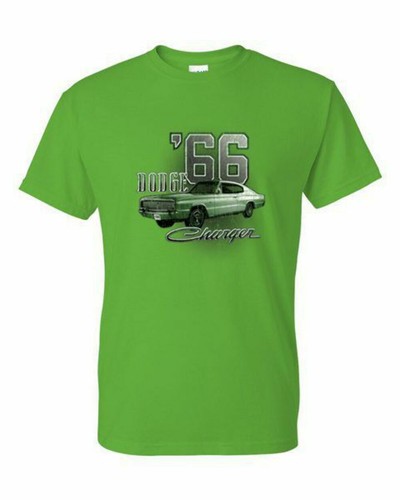 Adult DryBlend® T-Shirt - DODGE PLYMOUTH 66 CHARGER HOT ROD - Picture 47 of 62