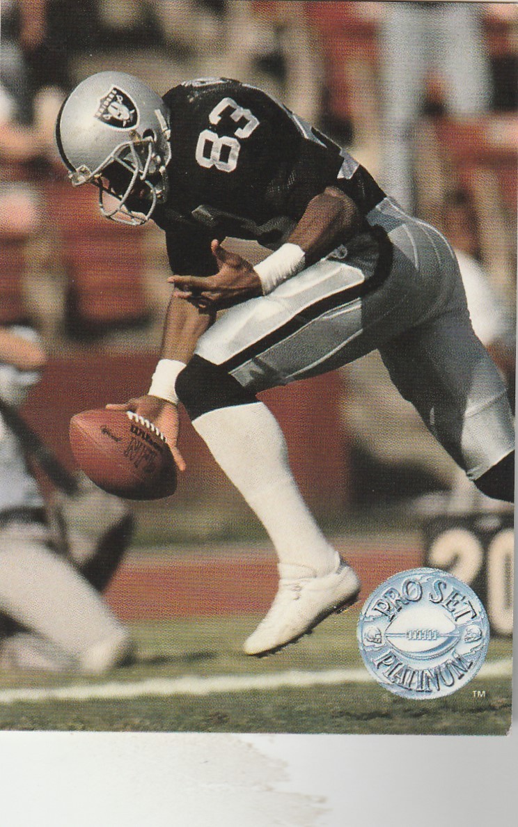 FREE SHIPPING-MINT-1991 Pro Set Platinum  #52 Willie Gault RAIDERS