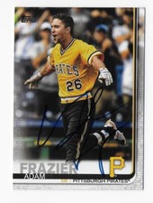 2019 TOPPS 635 ADAM FRAZIER PIRATES ORIOLES AUTOGRAPHED SIGNED BASEBALL CARD