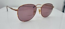Vintage Dana Kaye 117 Tortoise Gold Oval Metal Sunglasses Japan FRAMES ONLY