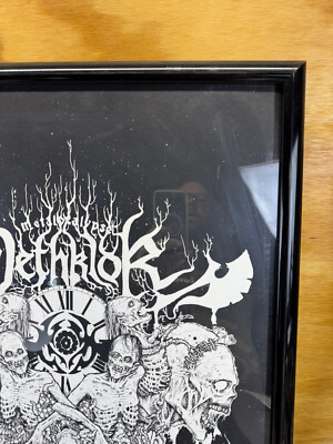 Metalocalypse Dethklok 2007 tour poster by Mark Riddick limited to