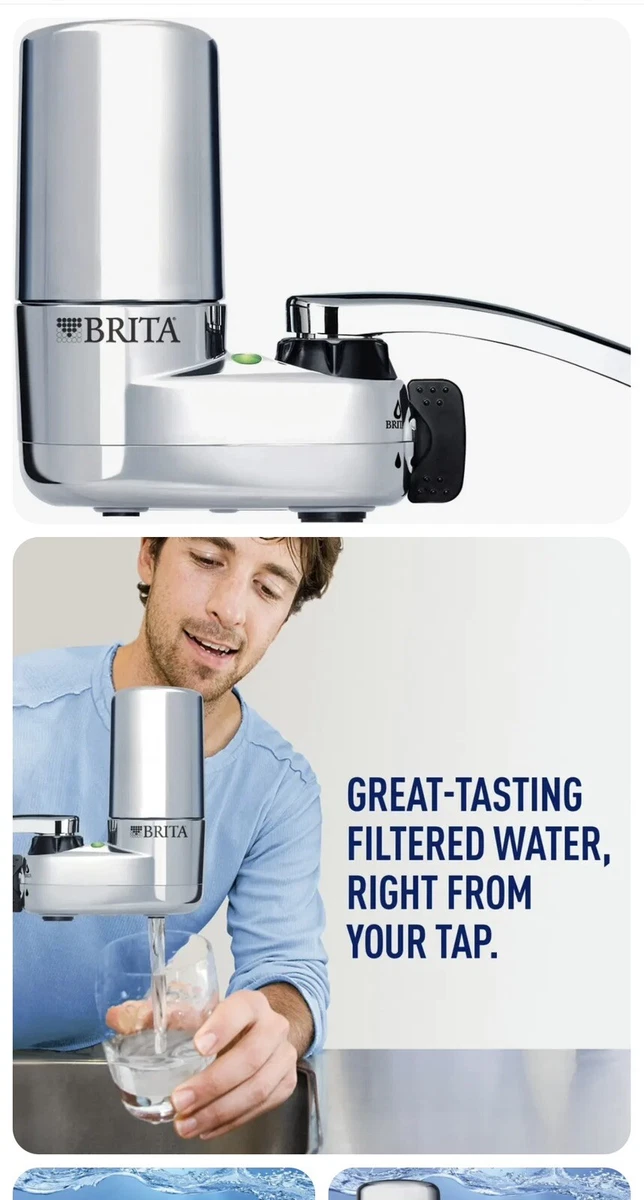 Brita Basic Kitchen Sink On Tap Faucet Water Filter System
