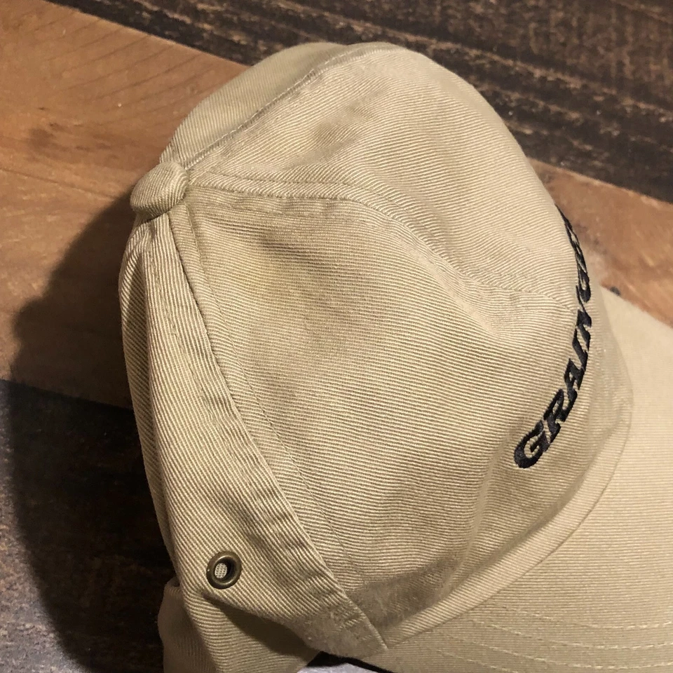 Gorra Grainger Strapback Papá Gorra Hombres Beige Negro Ropa de Trabajo Ligera - LEER Foto 4 de 4