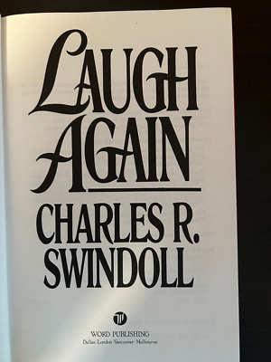 Laugh Again - by Charles R. Swindoll 9780849909573| eBay