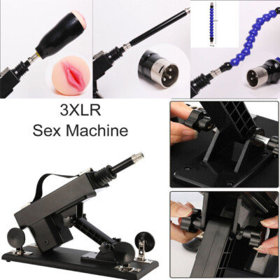 Extension Rod Suction Cup Quick Adapter Vac-U-Lock 3XLR Attachment Sex Machine