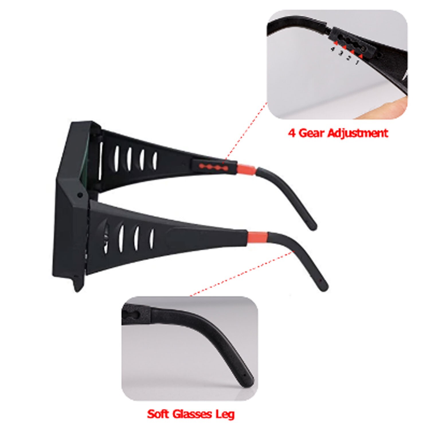 Welding Glasses Auto Darkening  Goggles Mask Safety Automatic Dimming Welder Arc