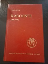 Libro RACCONTI (1875-1881) - Maupassant - De Agostini - 1964 - rosso -  italiano