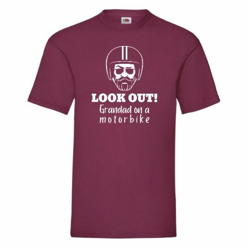 Look Out Grandad On A Motorbike T-Shirt Small-2XL - Picture 12 of 28