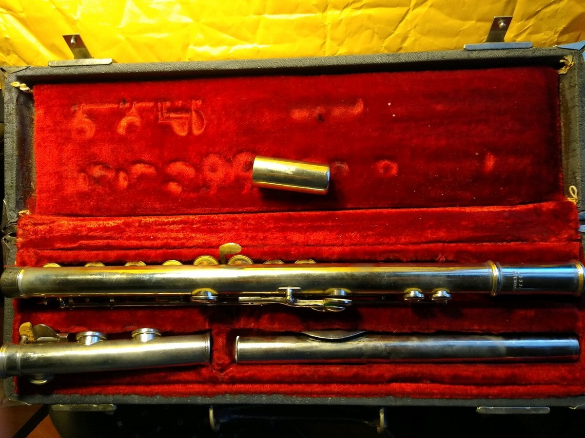 Boosey & Hawkes London The Edgware flute with case, England, Very