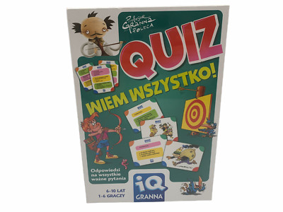 iQ Granna Quiz Wiem Wszystko! Odpowiedzi Na Wszystkie Ważne Pytania Polski NOWY