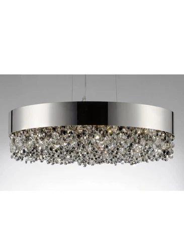 Maxim Mystic 16-light LED 24 in. Single Pendant Ceiling Light, Polished chrome - Picture 2 of 3