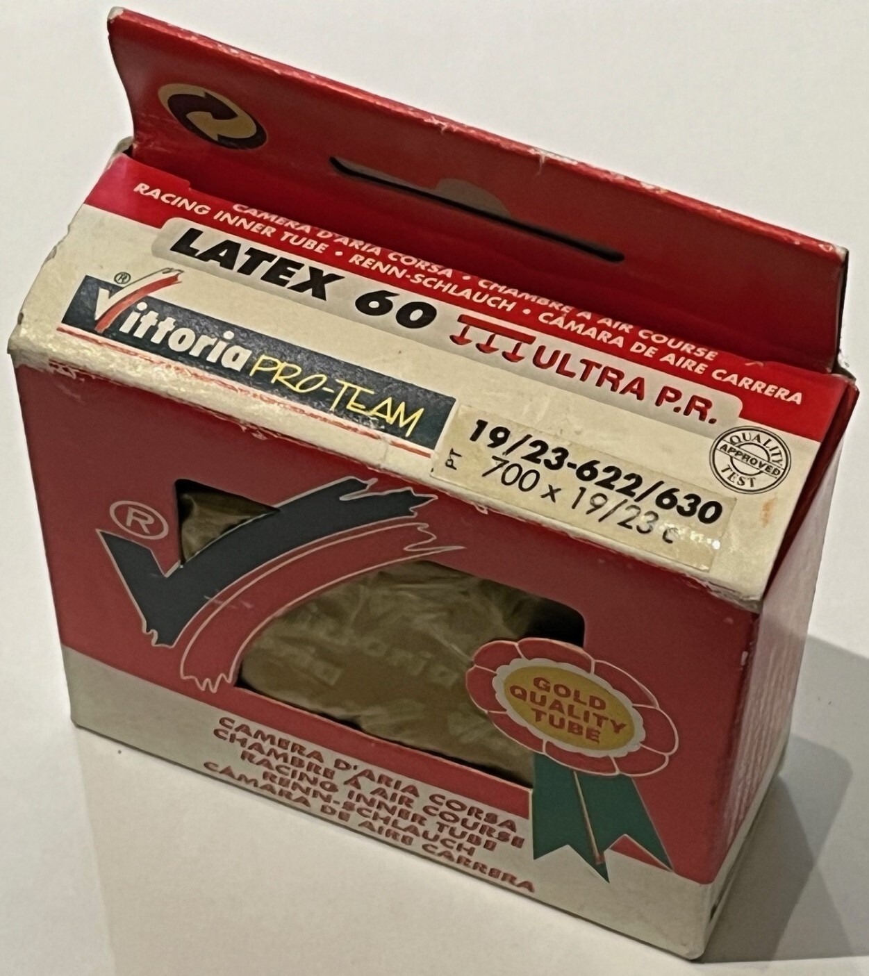 Vittoria Pro-Team Latex 60 Ultra PR Tube, 700 x 19/23c, NOS