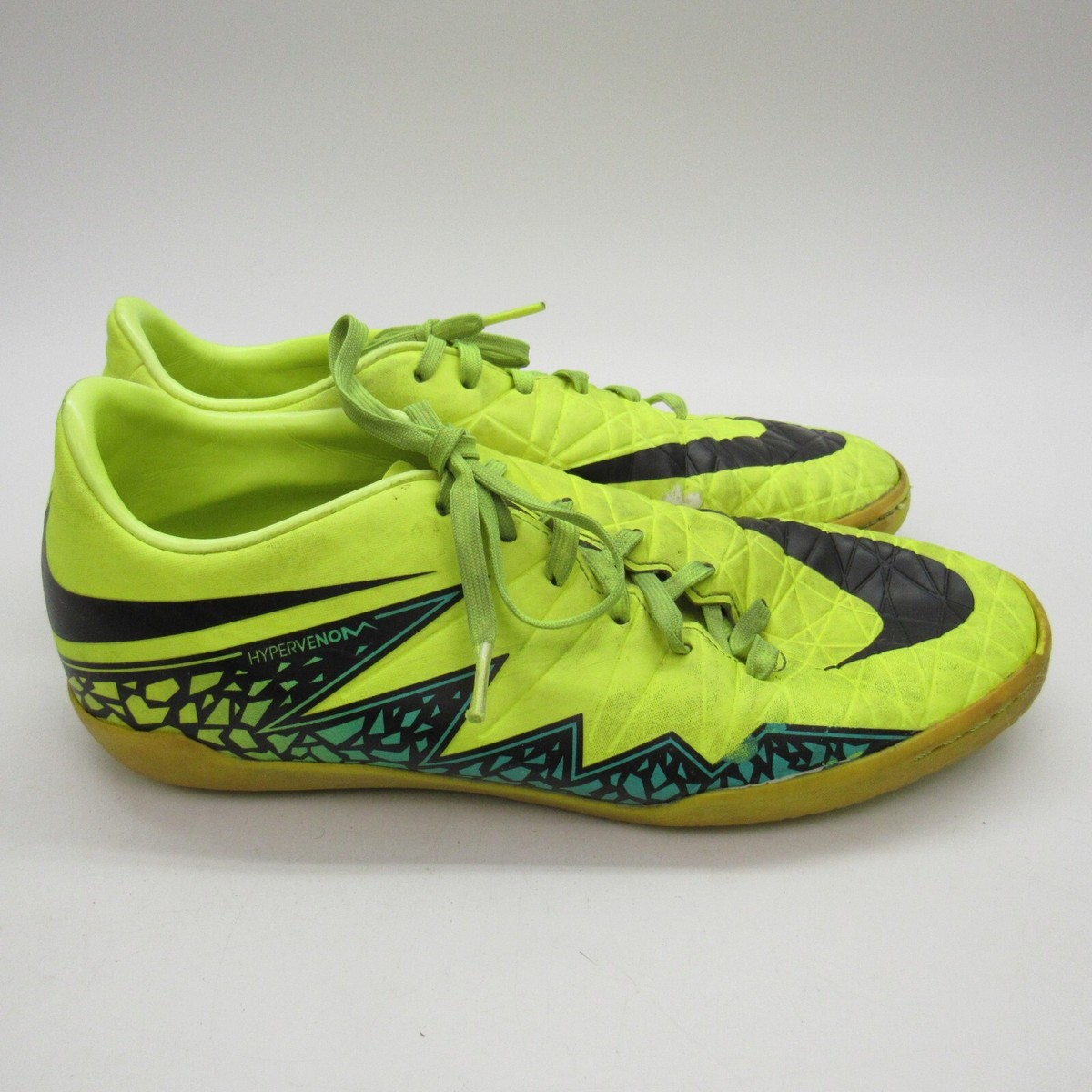 Nike Hypervenom Men's 8.5 Indoor Soccer Cleats Neon Yellow Volt