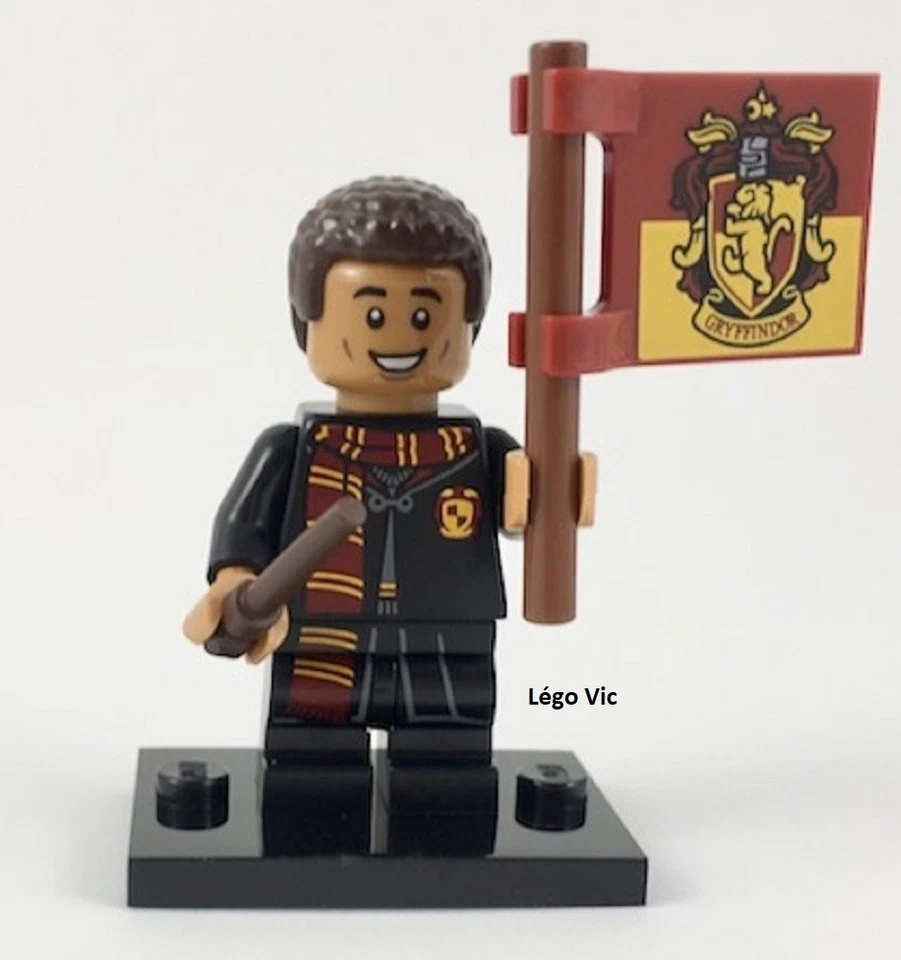 Lego 71022 Minifig Figurine Série Harry Potter - Dean Thomas + socle - Photo 1/1