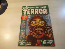 ADVENTURES INTO TERROR #22 ATLAS GOLDEN AGE PRE CODE HORROR HIGHER GRADE 1953