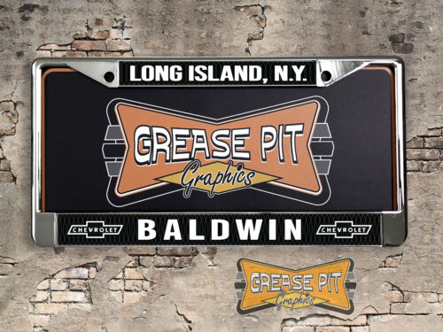 Baldwin Motion Chevrolet License Plate Frame - Picture 1 of 3