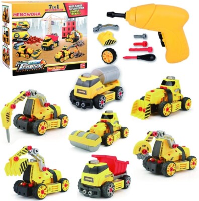 Take Apart Truck Construction Set (7 in 1) STEM Learning Kit - New in Box!!