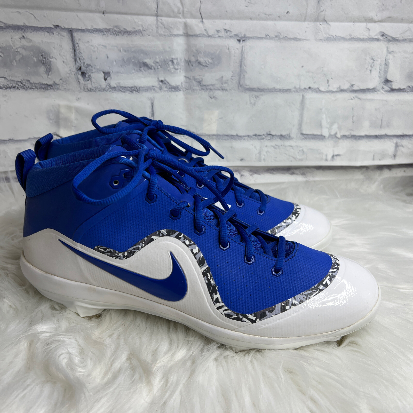 Nike Force Air Trout 4 Pro Metal Baseball Cleat Blue Men Size 12 917920