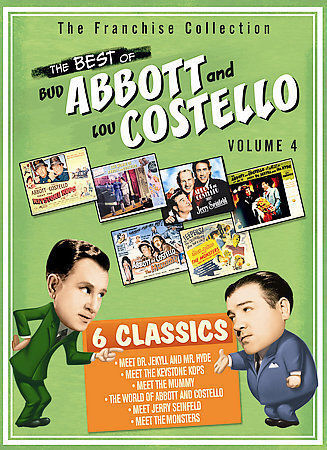 The Best of Bud Abbott  Lou Costello - Volume 4 (DVD, 2005, 2-Disc Set) Sealed - Picture 1 of 1