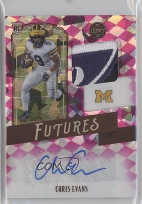 2021 Panini Legacy Futures Diamond 2/5 Chris Evans RPA Rookie Patch Auto RC 7xr