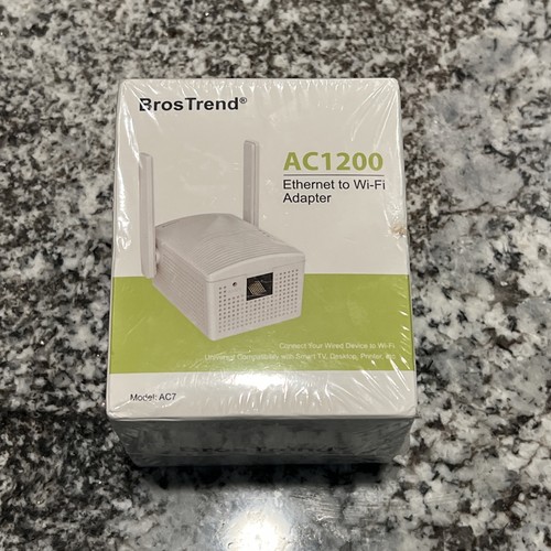 Adaptateur Ethernet vers Wi-Fi Bros Trend AC1200 - Modèle AC7 NEUF scellé