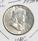 1959 D BU FRANKLIN HALF DOLLAR *FULL BELL LINES*