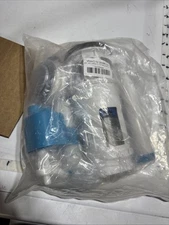 T Tulead Toilet Fill Valve Dual Flush Valve Push Button Toilet Tank White Blue