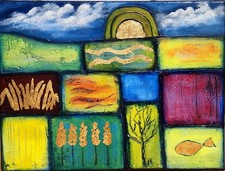 ORIGINAL Acryl Bild Gemälde Malerei Kunst Art HANDGEMALTES UNIKAT 