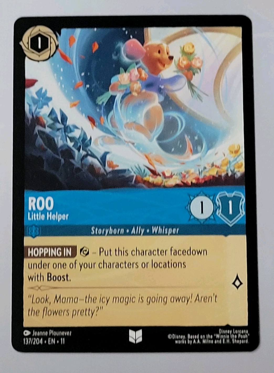 Disney Lorcana TCG - Winterspell: Roo (137/204) - Uncommon - Near Mint 