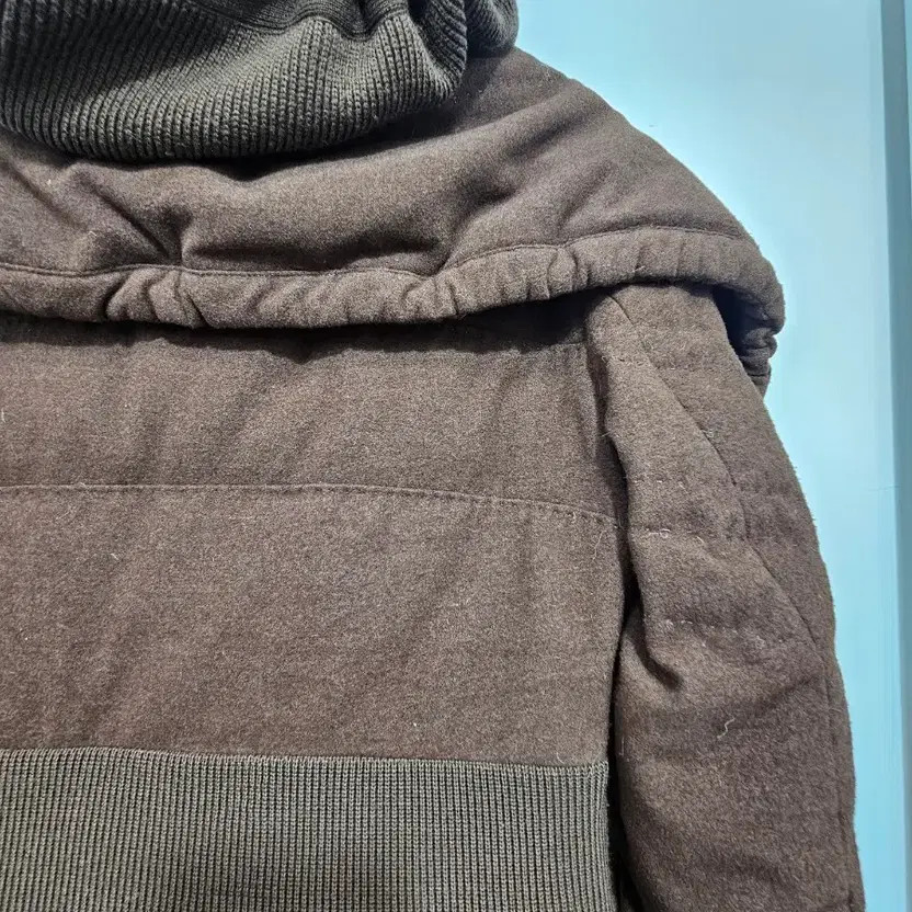 TIME Postmodern Brown Down Padding Coat Womens Ou… - image 1