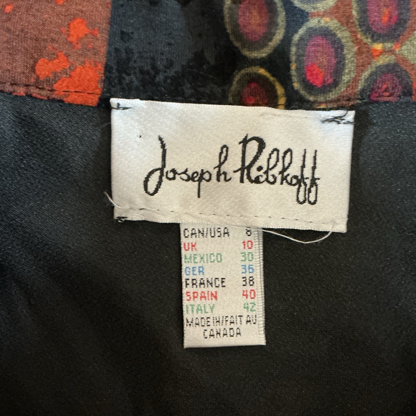 Roseph Ribkoff Abstract Patchwork Jacket Women's … - image 5