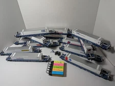 HO Scale Walthers 13 X Well Cars CN Canadian National BLUE 13X 48' Containers