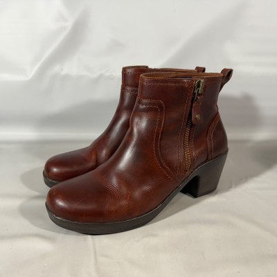 Cobb Hill Rockport Collection Presley Side Zip Women's Boot Leather Bootie 10