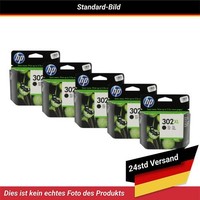 F6U68AE Hp 302XL Ink Cartridge Black Pack Of 5