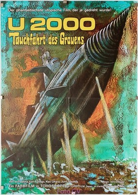 Plakat U 2000-Tauchfahrt des Grauens/Flying Supersub Atoragon 1963 Honda, Toho