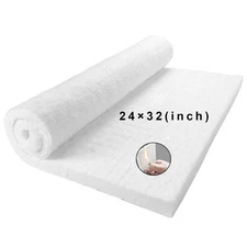 32" x24" x1" (Thick) Ceramic Fiber Blanket Fireproof Insulation Baffle Rated ...