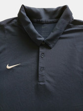 Nike Dri-Fit Golf Polo Navy Blue Men's Size XL