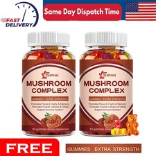 Mushroom gummies support intestinal health emotional and cognitive well-being