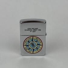 Zippo Amerigo Vespucci 1993 Serie Limitata 1000 Pezzi Numerato Rosa dei Venti