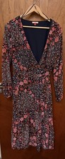 Joe Browns Floral Wrap Dress  Size 14  pink red ditsy floral Wedding Guest 