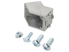 093WS45145N10RS01 Winkel f&uuml;r Profile 45&deg; W: 45mm H: 76,2mm Aluminium Anz.&Ouml;ffn: 2