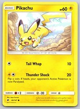 Pikachu 40/147 SM - Burning Shadows Common NM on eBay