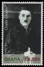 GHANA 2361b - Legends of Hollywood "Charlie Chaplin" (pc20614)