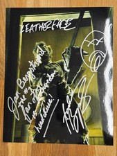 Andrew Bryniarski foto firmata come Leatherface (Texas Chainsaw Massacre 2003) Aut