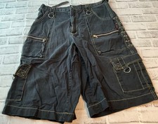 Tripp Nyc Daang Goodman Cargo Shorts Baggy Goth Large Punk Grunge Y2k Tripp Nyc Daang Goodman Cargo Shorts Baggy Goth Large Punk Grunge Y2k